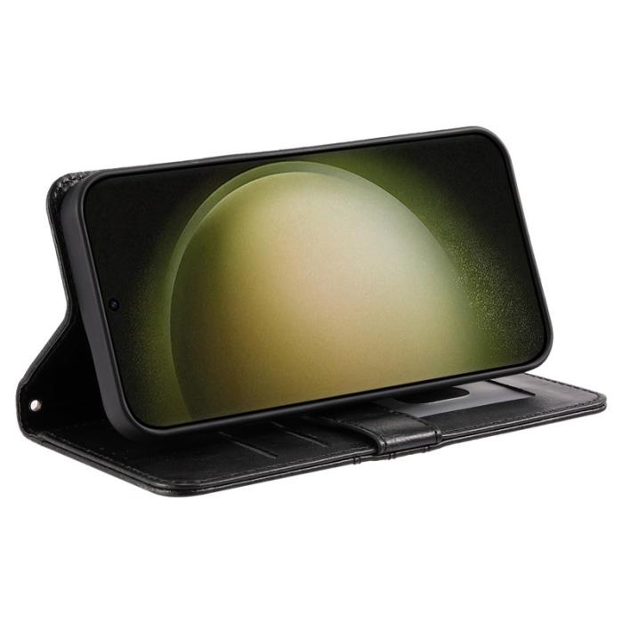 OEM - Mobilfodral för Samsung Galaxy S26 Plus 6 Kortfack Konstläder - Svart