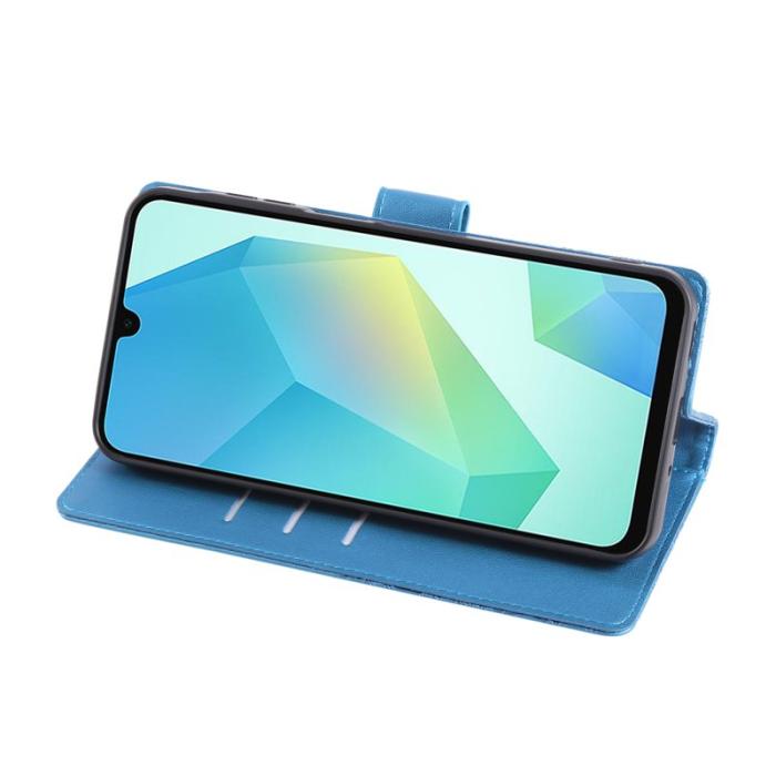 OEM - Plånboksfodral för Samsung Galaxy S26 Plus Konstläder 3 kortfack - Blå