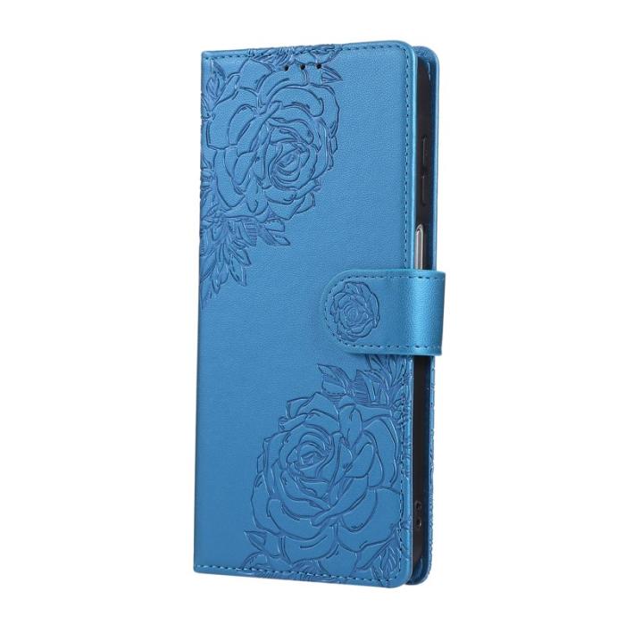 OEM - Plånboksfodral för Samsung Galaxy S26 Plus Konstläder 3 kortfack - Blå