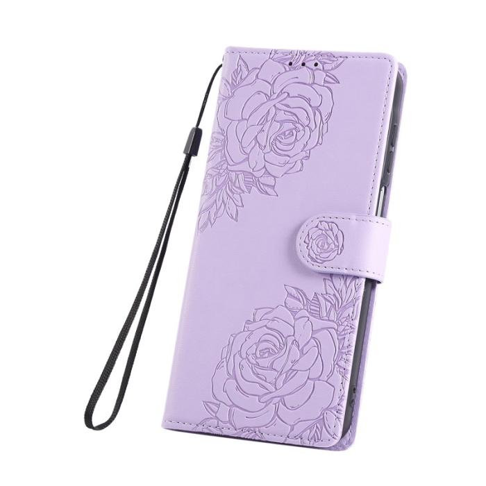 OEM - Plånboksfodral för Samsung Galaxy S26 Plus Konstläder 3 kortfack - Ljuslila