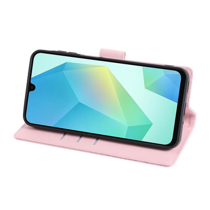 OEM - Plånboksfodral för Samsung Galaxy S26 Plus Konstläder 3 kortfack - Roséguld