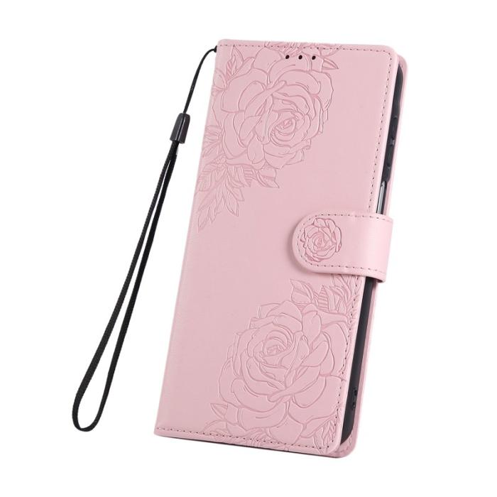 OEM - Plånboksfodral för Samsung Galaxy S26 Plus Konstläder 3 kortfack - Roséguld