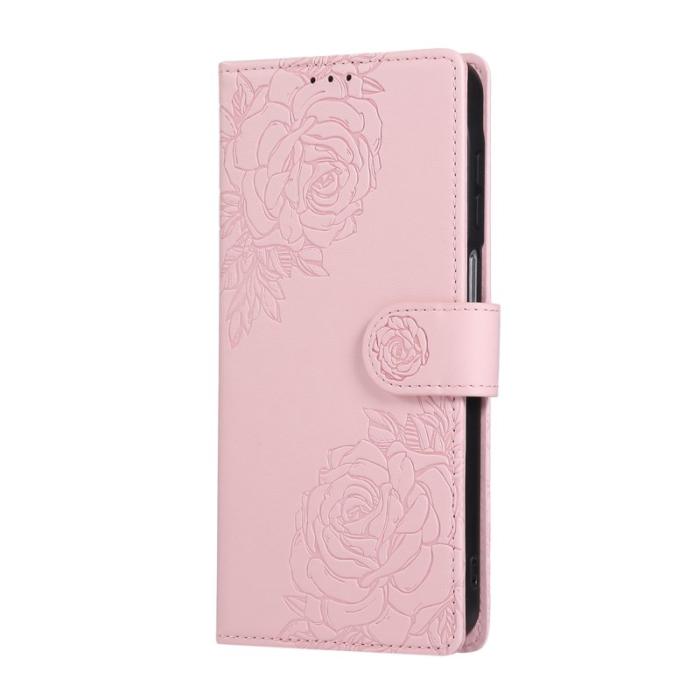 OEM - Plånboksfodral för Samsung Galaxy S26 Plus Konstläder 3 kortfack - Roséguld