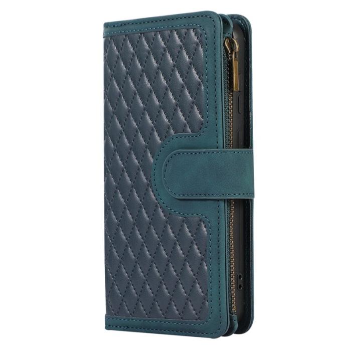 OEM - Mobilfodral för Samsung Galaxy S26 Plus Konstläder 9 kortfack - Grön