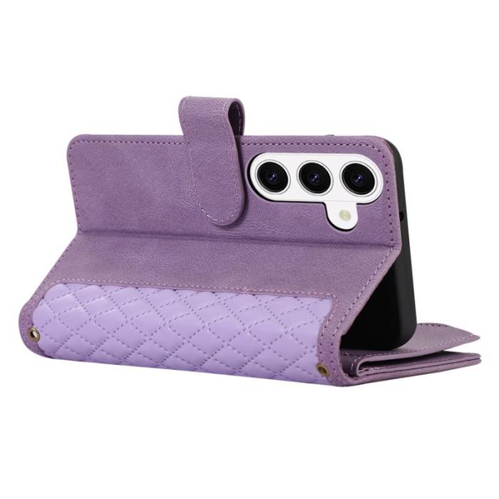 OEM - Mobilfodral för Samsung Galaxy S26 Plus Konstläder 9 kortfack - Lila