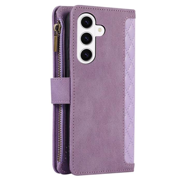 OEM - Mobilfodral för Samsung Galaxy S26 Plus Konstläder 9 kortfack - Lila