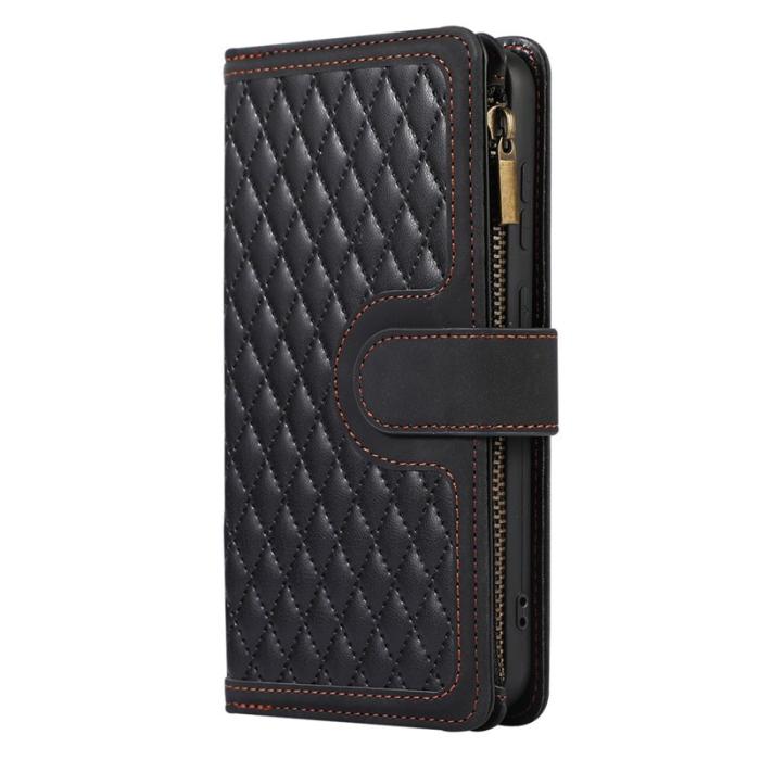 OEM - Mobilfodral för Samsung Galaxy S26 Plus Konstläder 9 kortfack - Svart