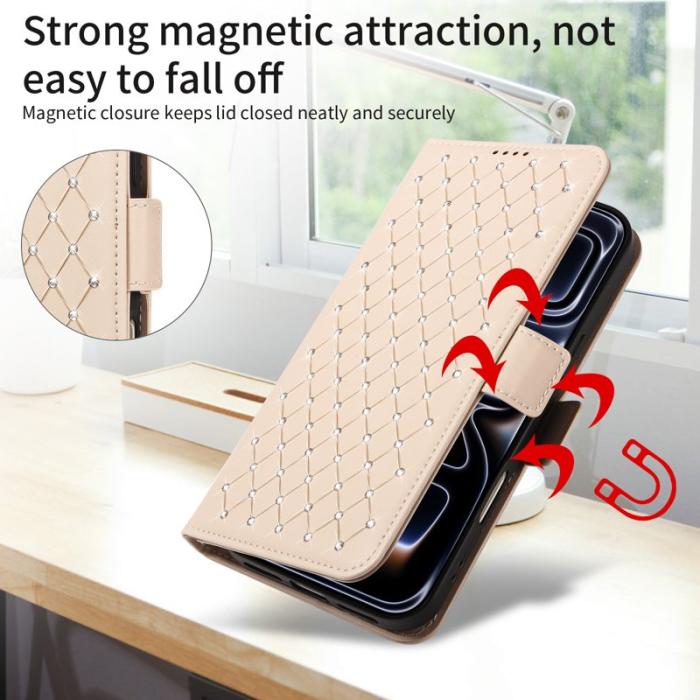 OEM - Plånboksfodral för Samsung Galaxy S26 Plus Konstläder - Aprikos