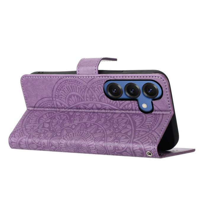 OEM - Mobilfodral för Samsung Galaxy S26 Plus Konstläder Kortfack - Lila