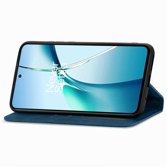 OEM - Mobilfodral för Samsung Galaxy S26 Plus Konstläder Magnetiskt - Mörkblå