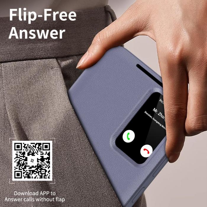 OEM - Mobilfodral för Samsung Galaxy S26 Plus Konstläder med kortfack - Ljuslila