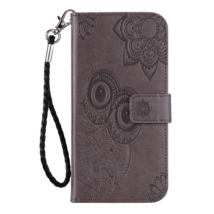 OEM - Plånboksfodral för Samsung Galaxy S26 Plus Konstläder med rem - Grå