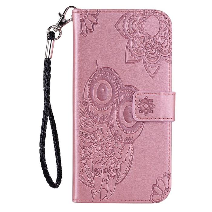 OEM - Plånboksfodral för Samsung Galaxy S26 Plus Konstläder med rem - Roséguld