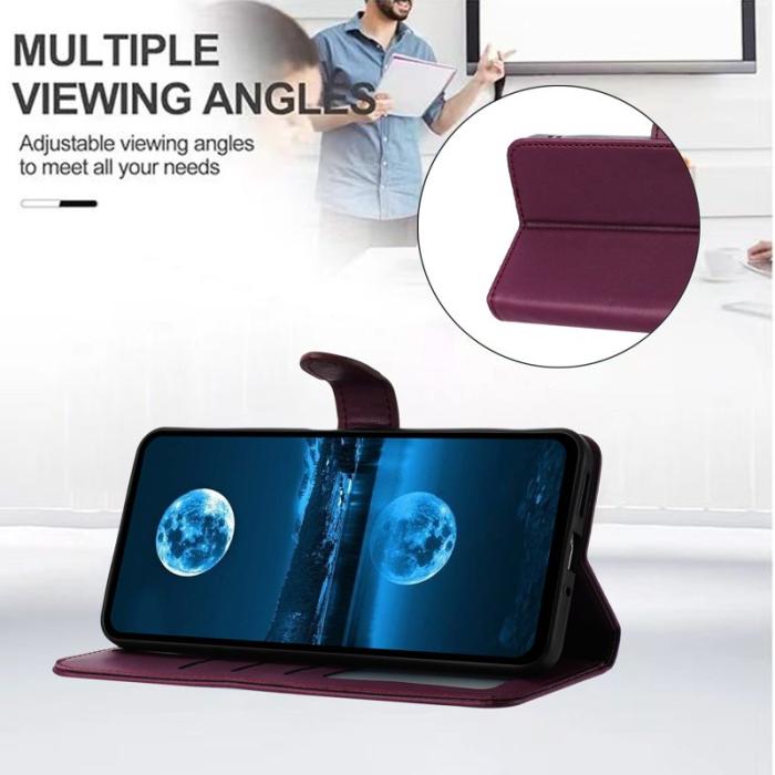 OEM - Plånboksfodral för Samsung Galaxy S26 Plus Konstläder med ställ - Lila