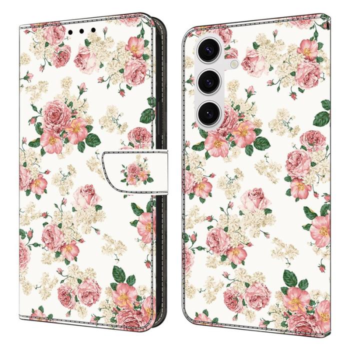 OEM - Plånboksfodral för Samsung Galaxy S26 Plus Konstläder - Pion