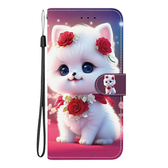 OEM - Plånboksfodral för Samsung Galaxy S26 Plus Konstläder Ställ - Rosa Katt