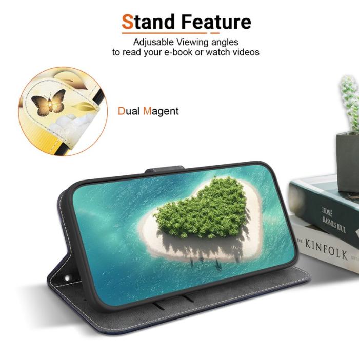 OEM - Plånboksfodral för Samsung Galaxy S26 Plus Anti-Drop Konstläder - Blomma