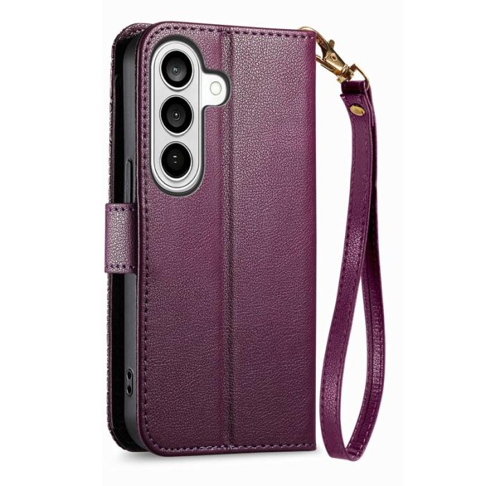 OEM - Mobilfodral för Samsung Galaxy S26 Plus Flera kortfack Konstläder - Lila