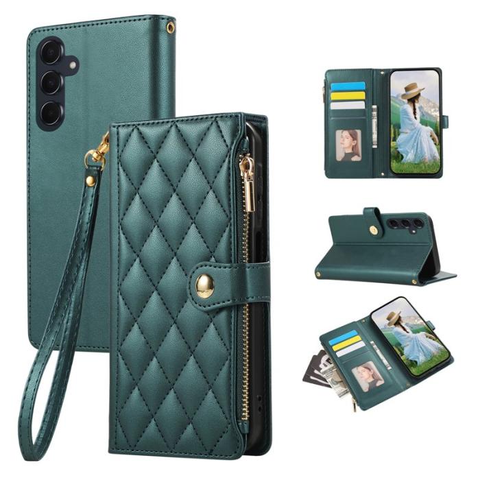 OEM - Mobilfodral för Samsung Galaxy S26 Plus Flera kortfack - Grön