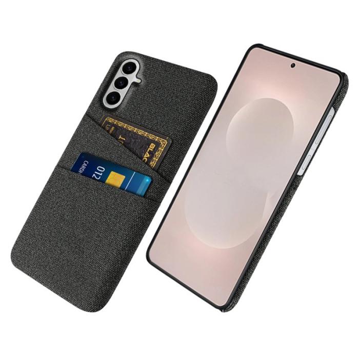 OEM - Mobilfodral för Samsung Galaxy S26 Plus Hård PC + Kläde - Svart