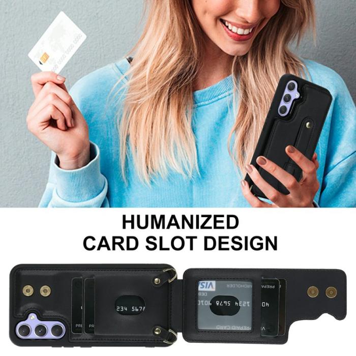 OEM - Mobilfodral för Samsung Galaxy S26 Plus Kickstand Kortfack TPU - Svart