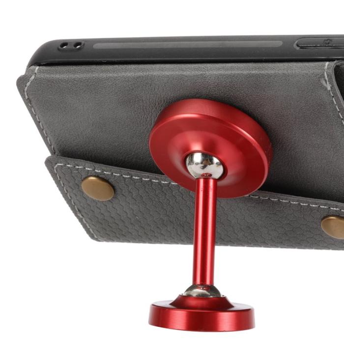 OEM - Mobilfodral för Samsung Galaxy S26 Plus Kickstand och kortfack - Grå