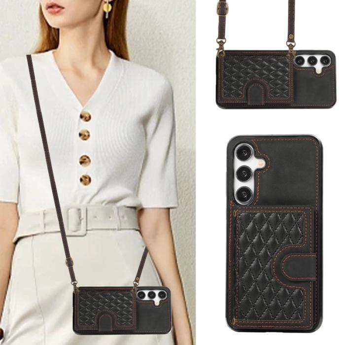 OEM - Mobilfodral för Samsung Galaxy S26 Plus Kickstand TPU + PU - Svart