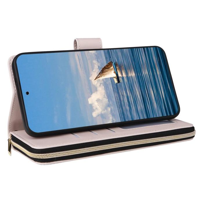 OEM - Plånboksfodral för Samsung Galaxy S26 Plus Konstläder - Beige