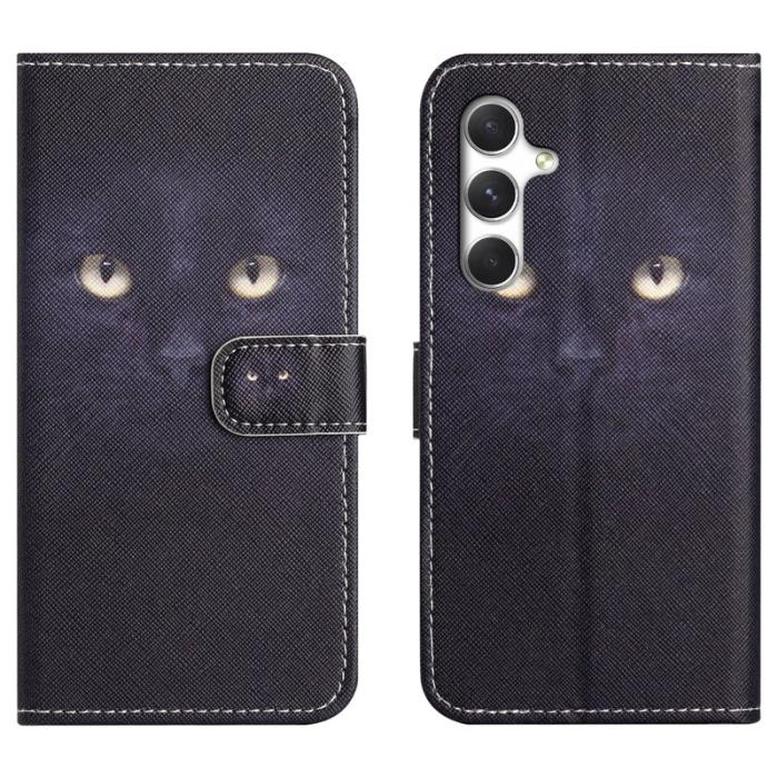 OEM - Plånboksfodral för Samsung Galaxy S26 Plus Konstläder - Cat's Eye