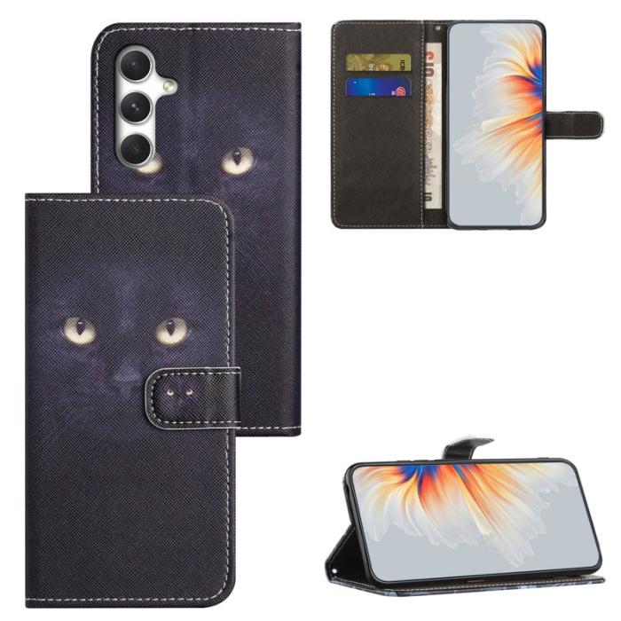 OEM - Plånboksfodral för Samsung Galaxy S26 Plus Konstläder - Cat's Eye