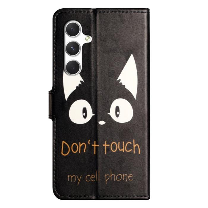 OEM - Plånboksfodral för Samsung Galaxy S26 Plus Konstläder - Kattöron - Svart