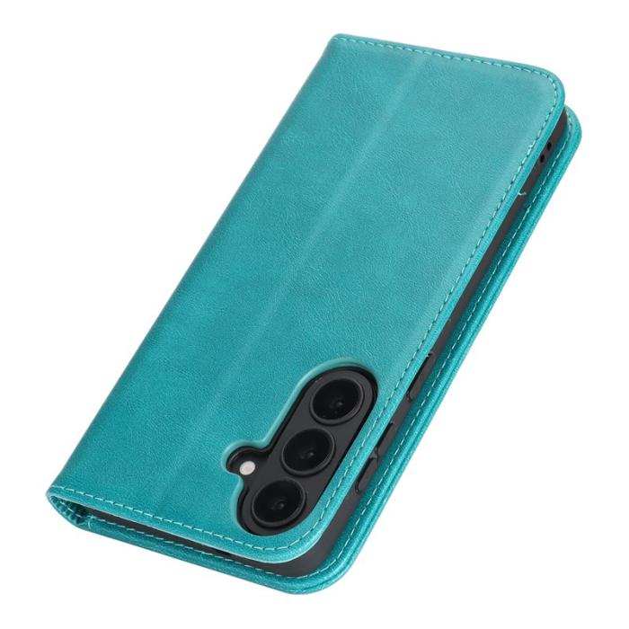 OEM - Mobilfodral för Samsung Galaxy S26 Plus Konstläder Magnetisk - Ljusblå