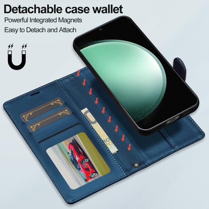 LC.imeeke - LC.IMEEKE Plånboksfodral för Samsung Galaxy S26 Plus Konstläder Magnetiskt - Blå