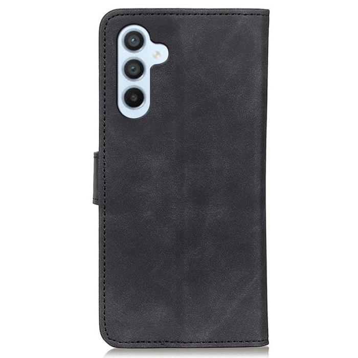 KHAZNEH - KHAZNEH Mobilfodral för Samsung Galaxy S26 Plus Konstläder Retro - Svart