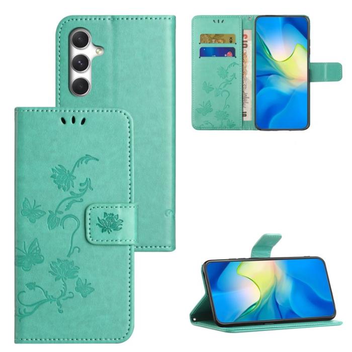 OEM - Plånboksfodral för Samsung Galaxy S26 Plus Konstläder Ställ - Cyan