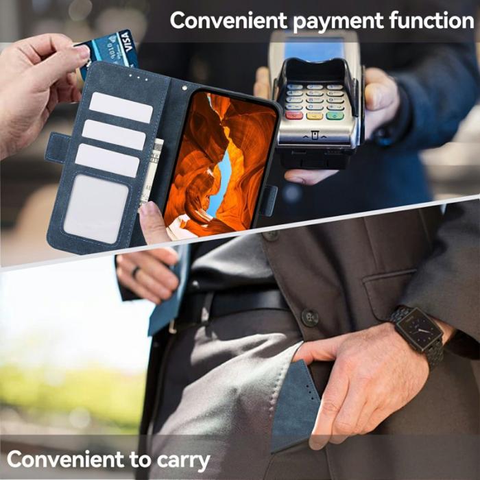 ABEEL - ABEEL Mobilfodral för Samsung Galaxy S26 Plus Konstläder Ställfunktion RFID Blå