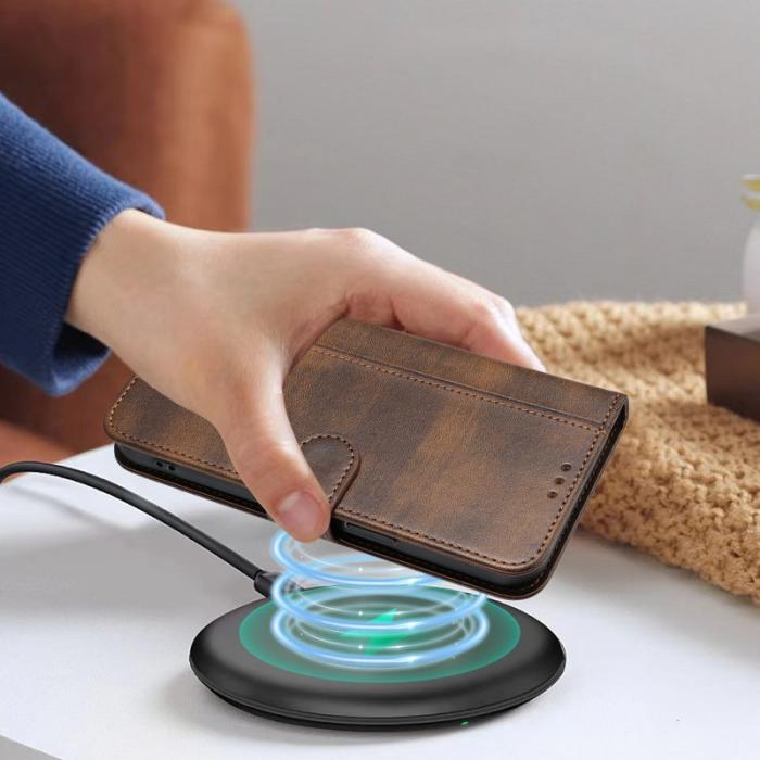 OEM - Plånboksfodral för Samsung Galaxy S26 Plus Konstläder Stativ - Brun