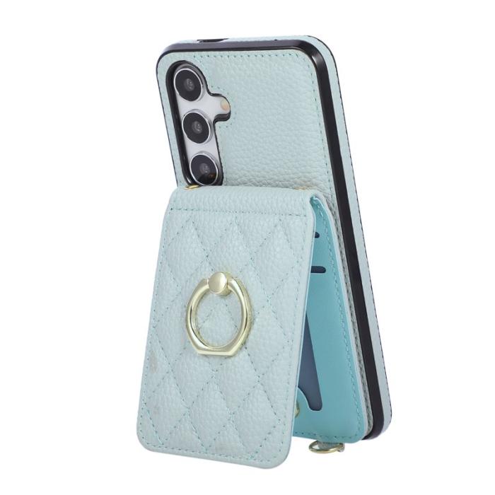 OEM - Mobilfodral för Samsung Galaxy S26 Plus Konstläder + TPU - Blå