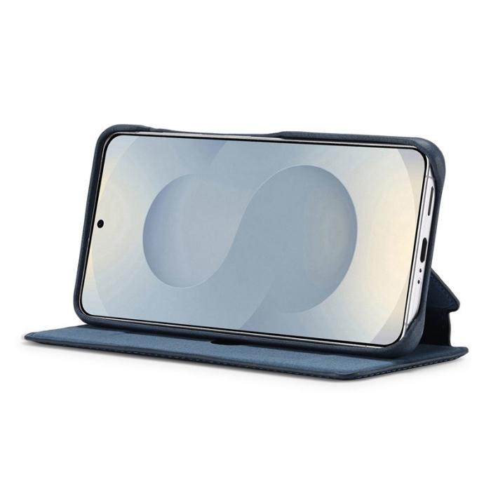 LC.imeeke - LC.IMEEKE Mobilfodral för Samsung Galaxy S26 Plus Kortfack Ställ Konstläder Blå