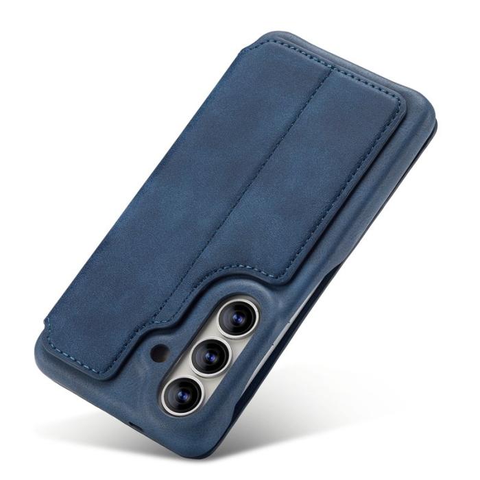 LC.imeeke - LC.IMEEKE Mobilfodral för Samsung Galaxy S26 Plus Kortfack Ställ Konstläder Blå