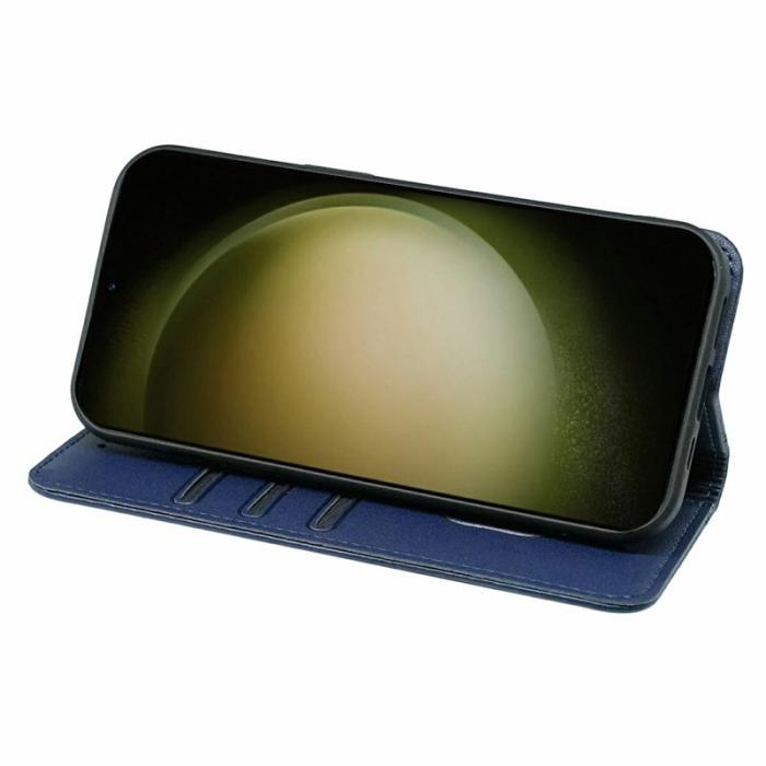 OEM - Plånboksfodral för Samsung Galaxy S26 Plus Magnetiskt Konstläder - Blå