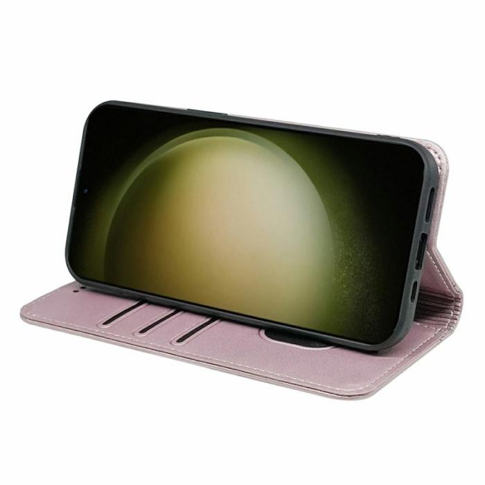 OEM - Plånboksfodral för Samsung Galaxy S26 Plus Magnetiskt Konstläder - Roséguld