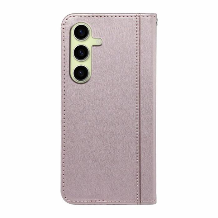 OEM - Plånboksfodral för Samsung Galaxy S26 Plus Magnetiskt Konstläder - Roséguld