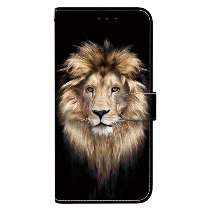 OEM - Plånboksfodral för Samsung Galaxy S26 Plus Mönstertryckt Konstläder - Lion Head