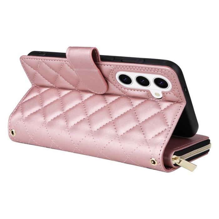 OEM - Plånboksfodral för Samsung Galaxy S26 Plus Konstläder - Roséguld