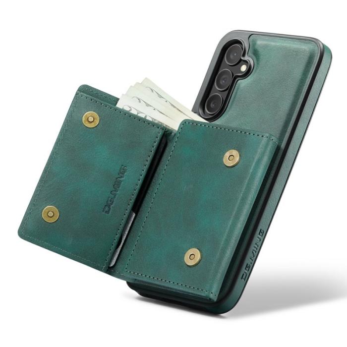 DG.MING - DG.Ming Plånboksfodral för Samsung Galaxy S26 Plus RFID Blocking - Grön