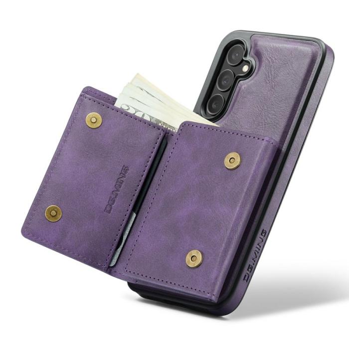 DG.MING - DG.Ming Plånboksfodral för Samsung Galaxy S26 Plus RFID Blocking - Lila