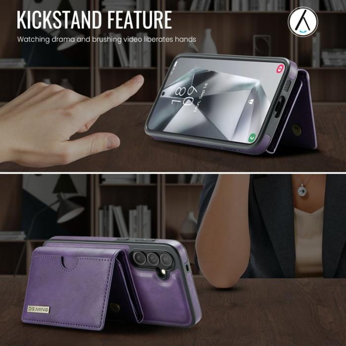 DG.MING - DG.Ming Plånboksfodral för Samsung Galaxy S26 Plus RFID Blocking - Lila