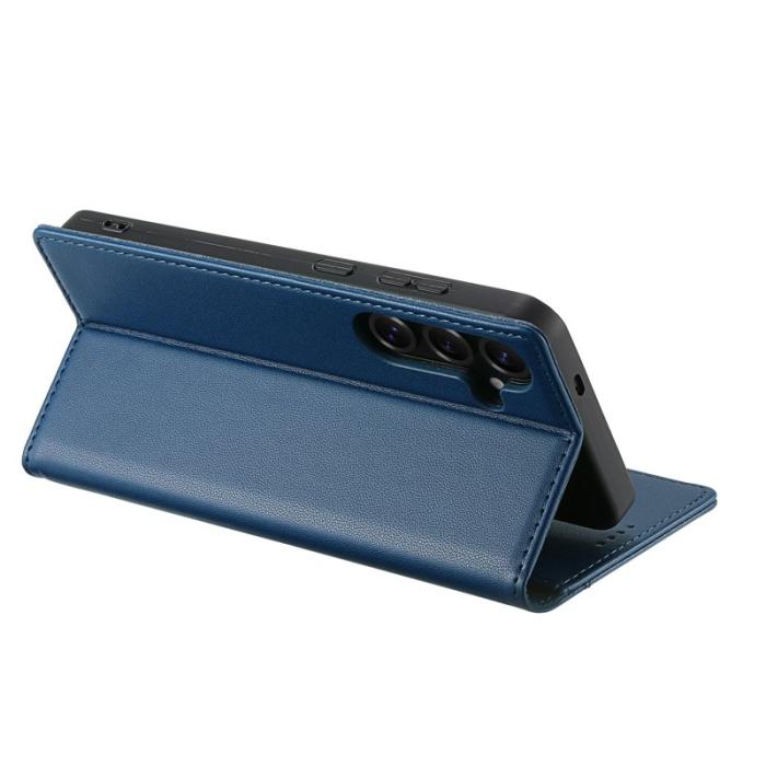 N.BEKUS - N.BEKUS Plånboksfodral för Samsung Galaxy S26 Plus RFID Konstläder - Blå