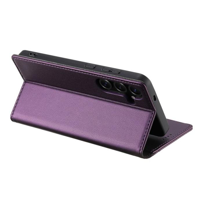 N.BEKUS - N.BEKUS Plånboksfodral för Samsung Galaxy S26 Plus RFID Konstläder - Lila